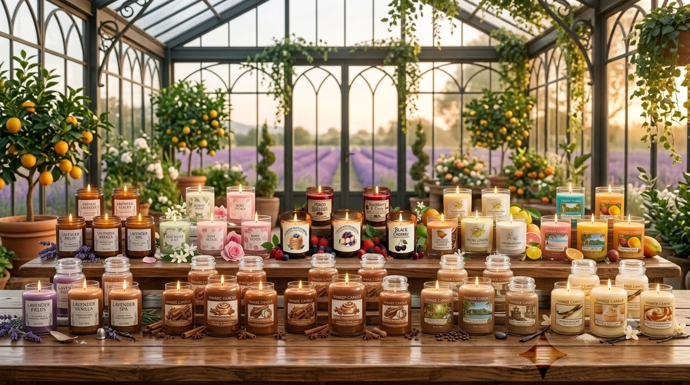 The CozyScents workbench mid-pour